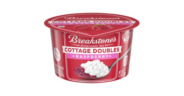 Breakstone S Cottage Cheese Doubles Raspberry 2 Low Fat